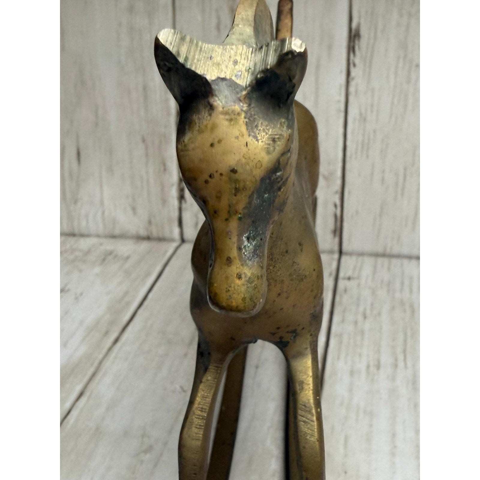 Brass Rocking Horse, 6 inches tall