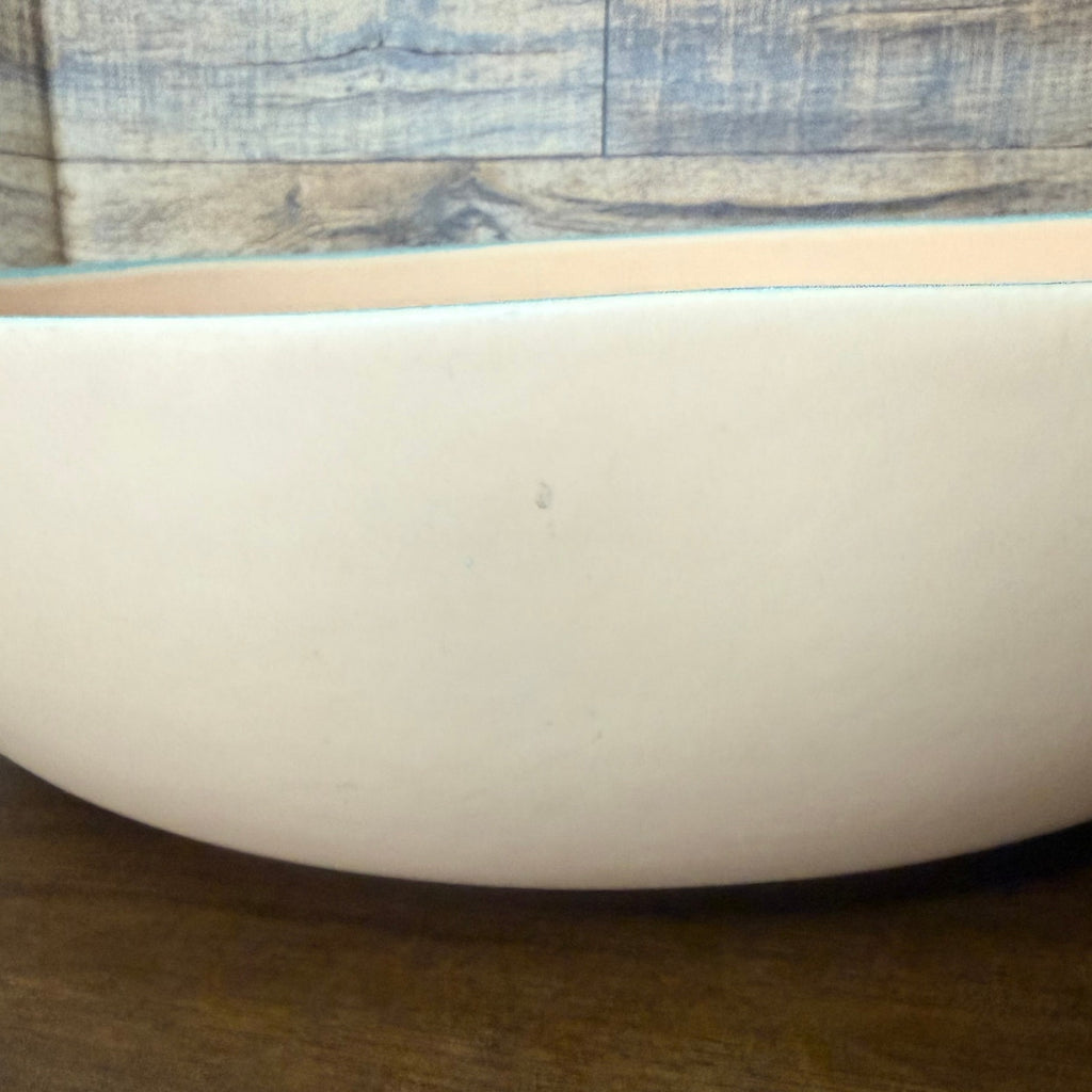 Peach Southwestern Ceramic Serving Bowl by Treasure Craft
