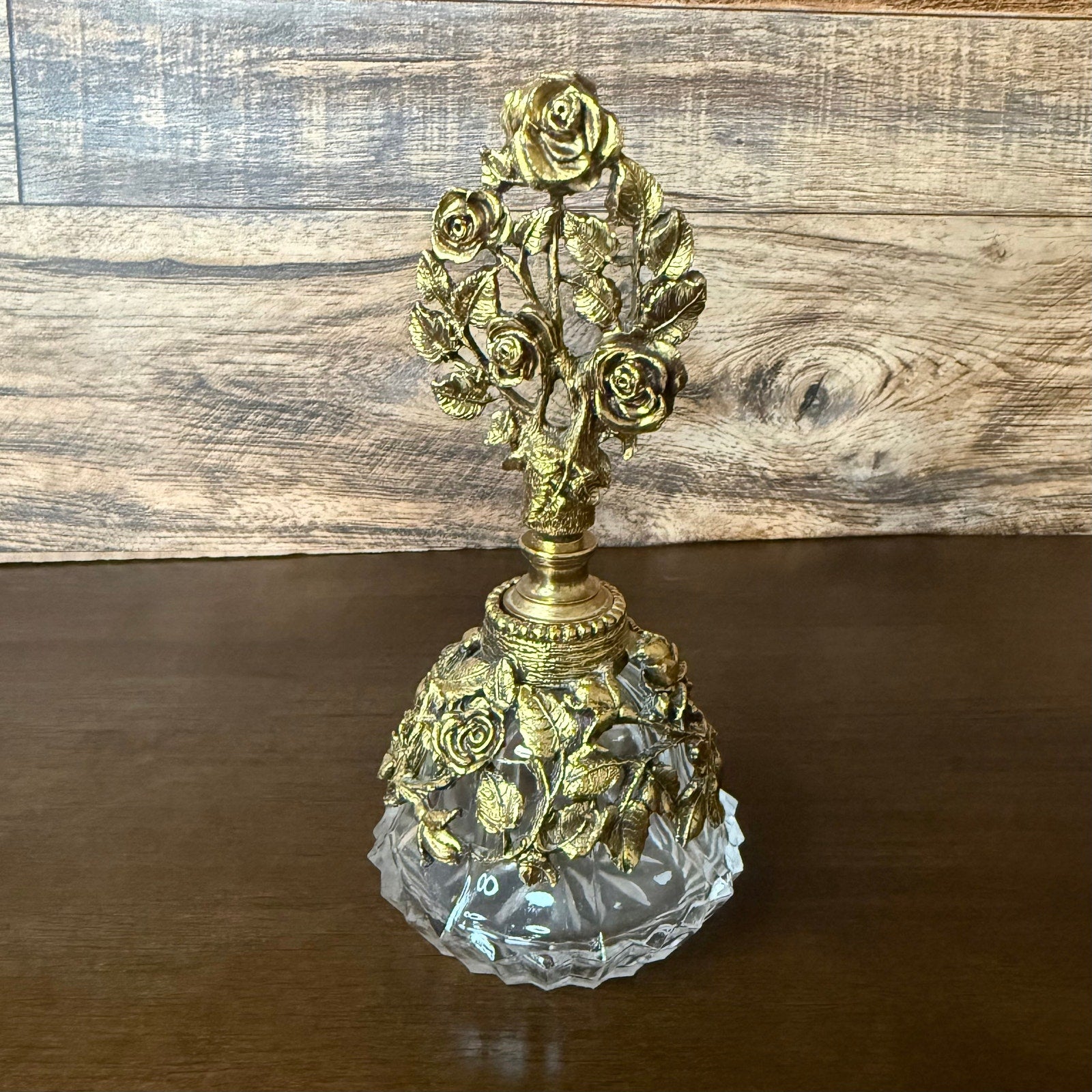 Matson Ormolu Rose Perfume Bottle