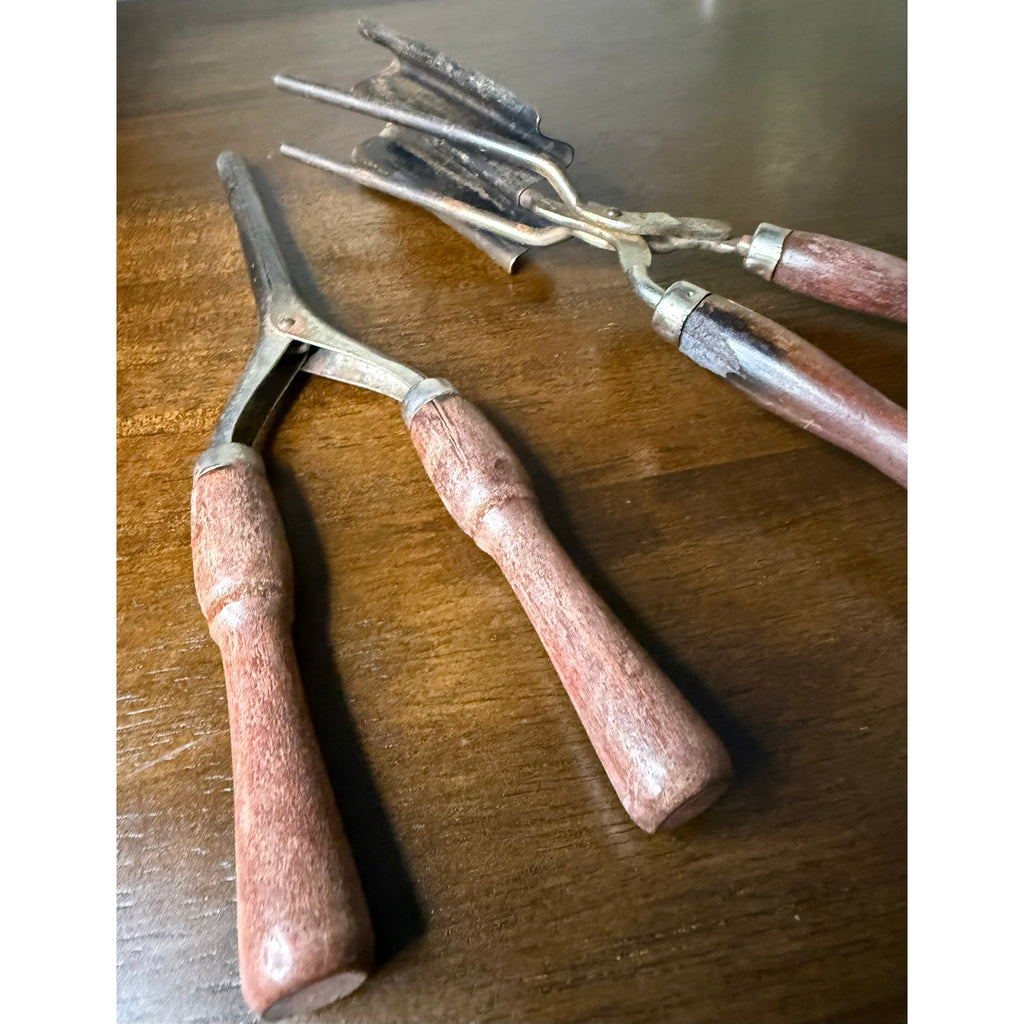 Antique Crimping Iron and Hair Curler