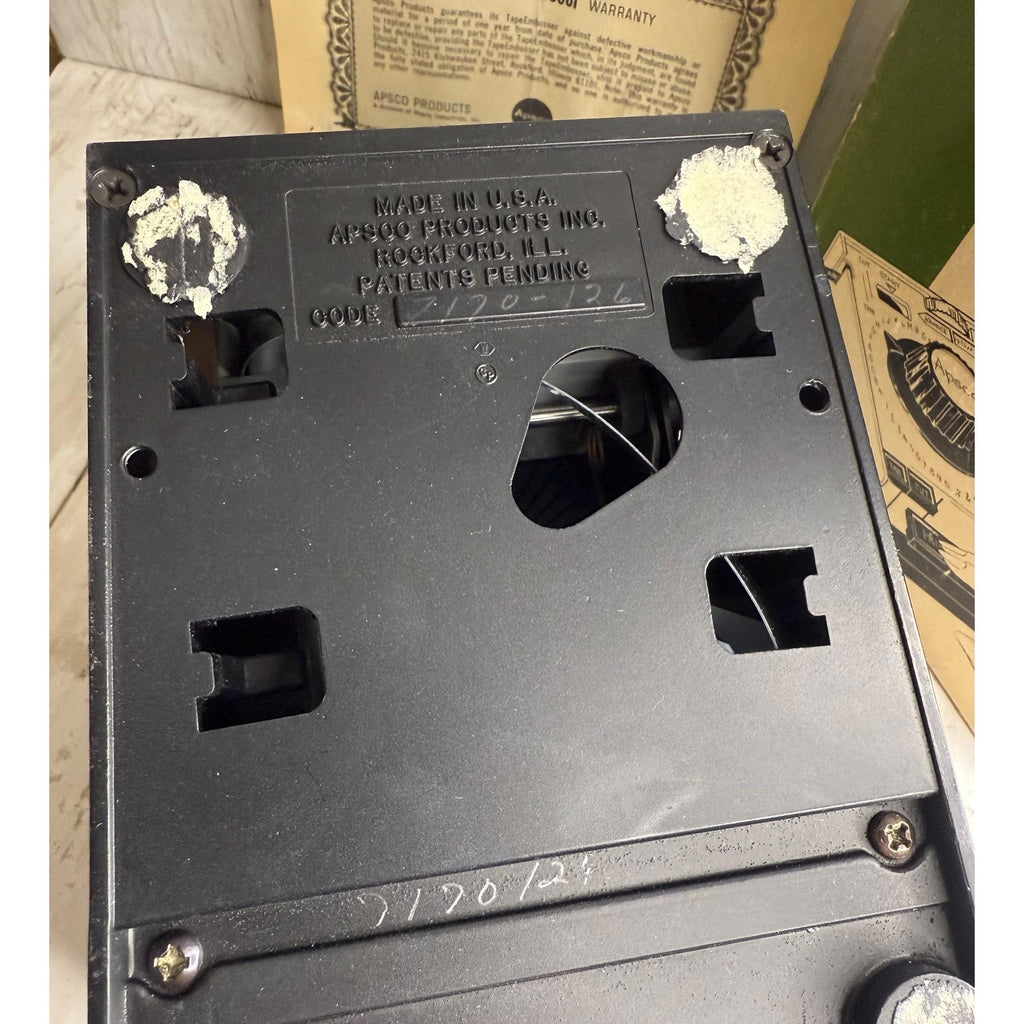 Apsco Table Top Tape Embosser Model TE-60
