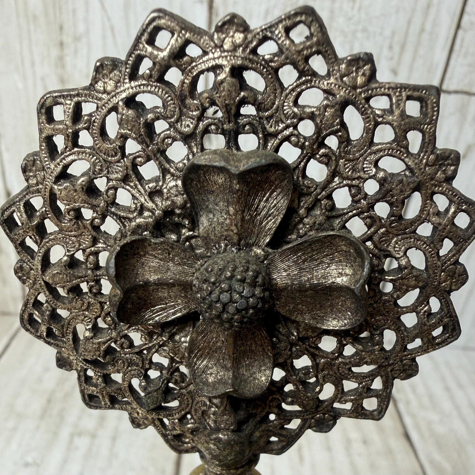 Ornate Dogwood Flower Perfume Bottle