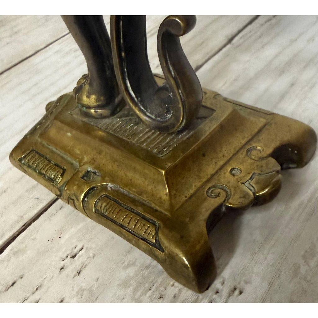 Vintage Brass MCM Candle Stick Holder