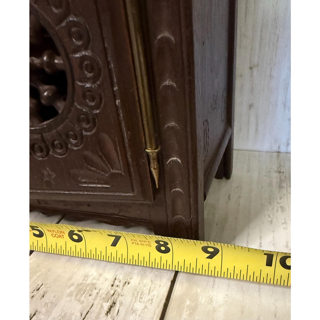 Antique Breton Dollhouse Hutch with Hand Painted Plates