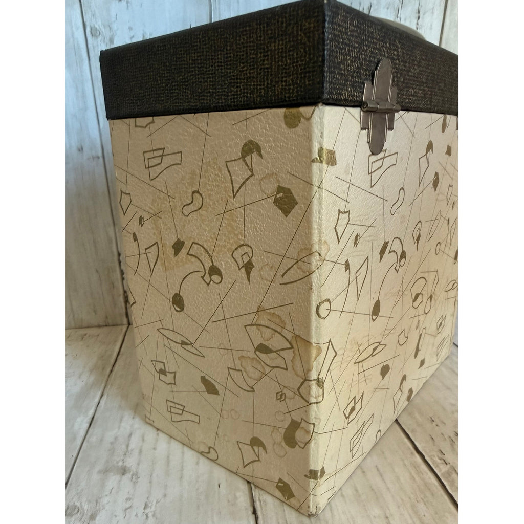 1960's Cosmic Record Carrying Case for 45 RPM, With 45’s
