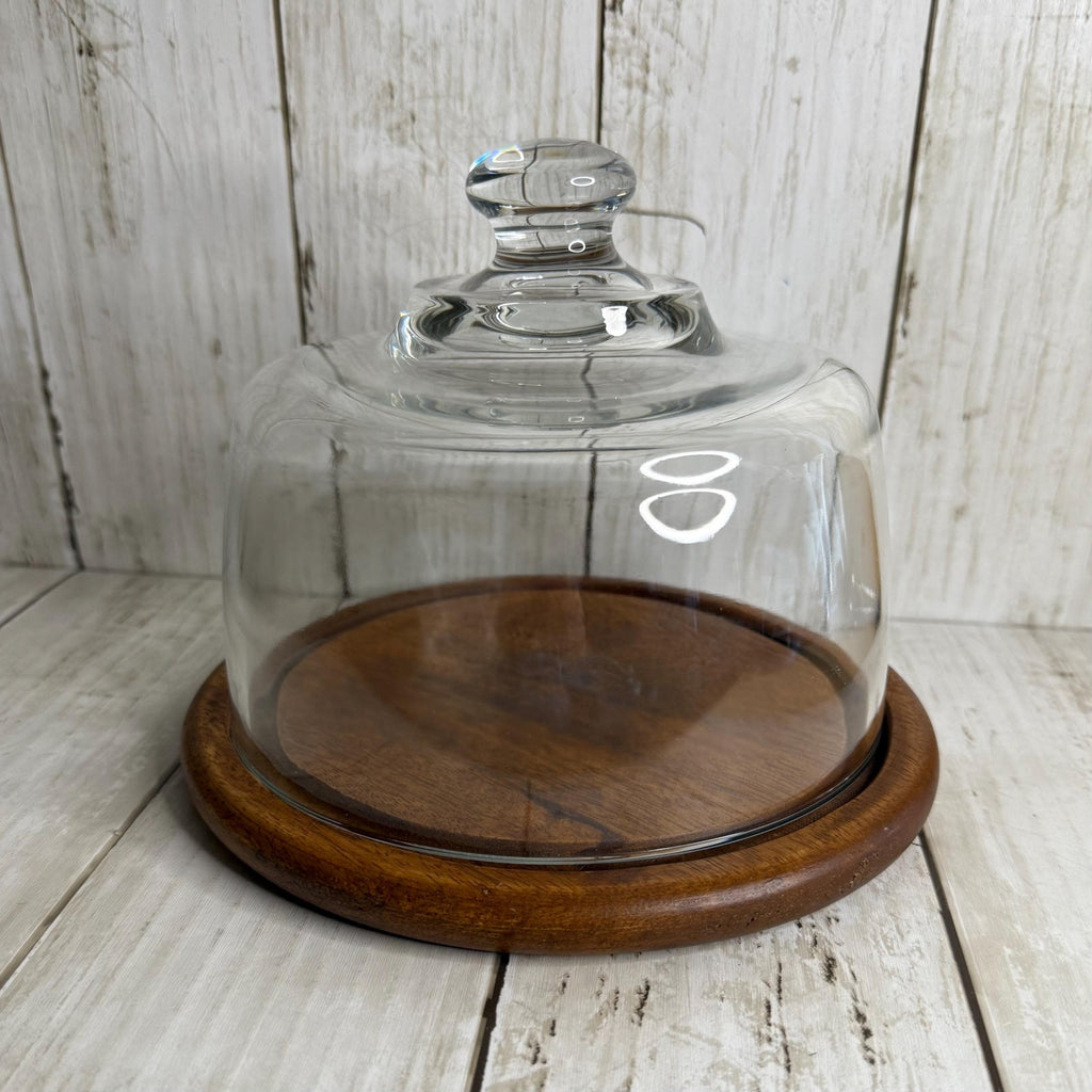 Cheese Server With Glass Lid