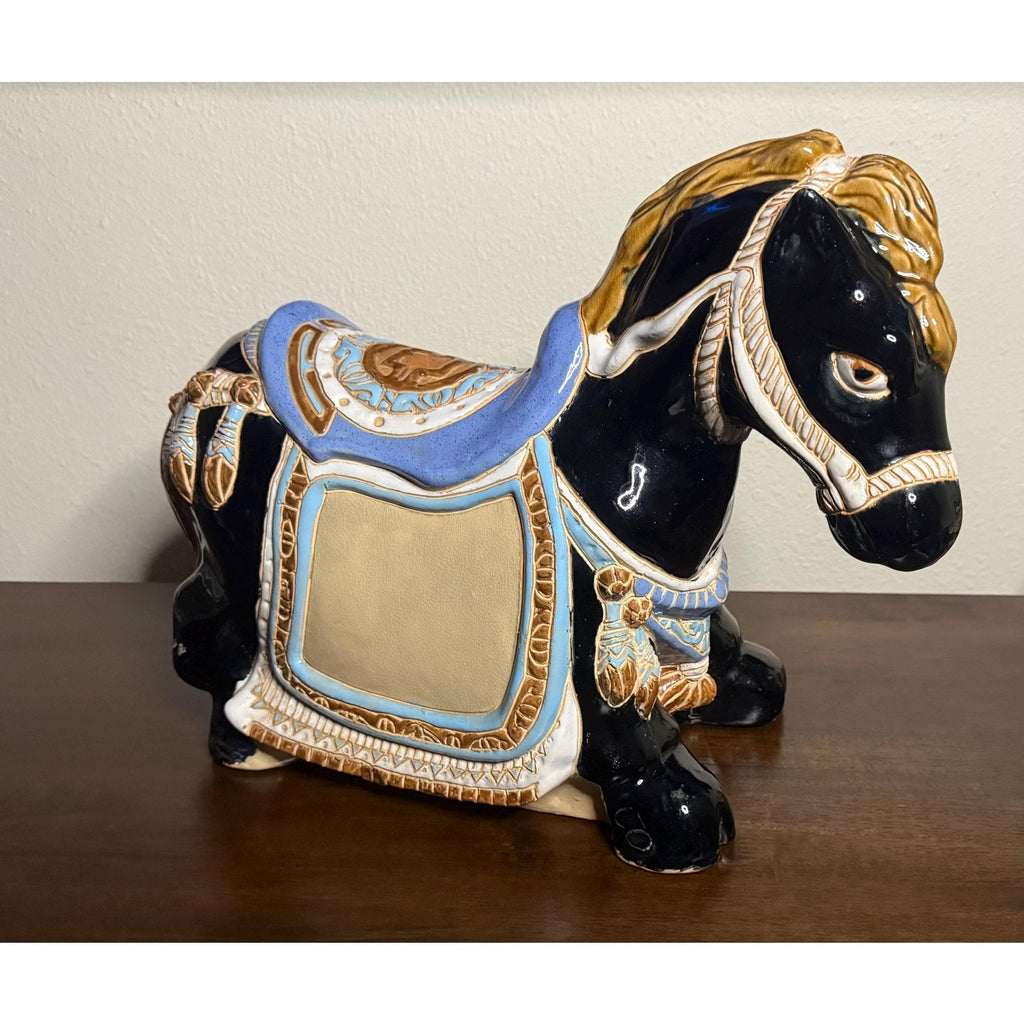 Large Tang Style Terra Cotta Glazed Horse