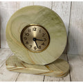 Art Deco Sessions Green Marble Clock