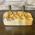 Polished Burl Wood Pen/Pencil Holder
