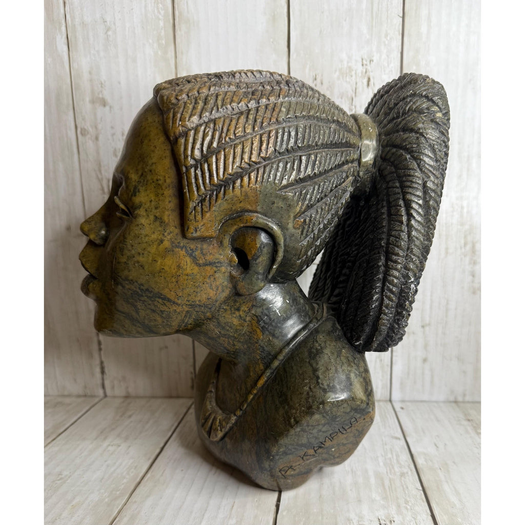 Shona Tribe Serpentine Head w/ COA