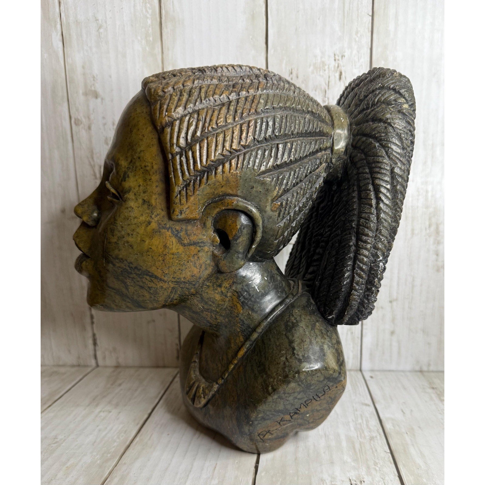 Shona Tribe Serpentine Head w/ COA
