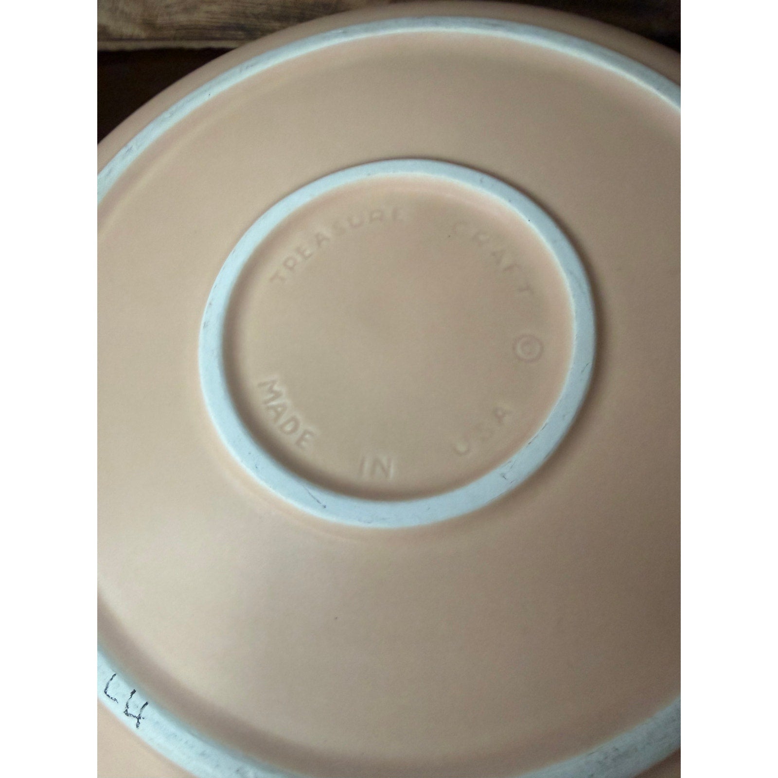 Peach Southwestern Ceramic Serving Bowl by Treasure Craft