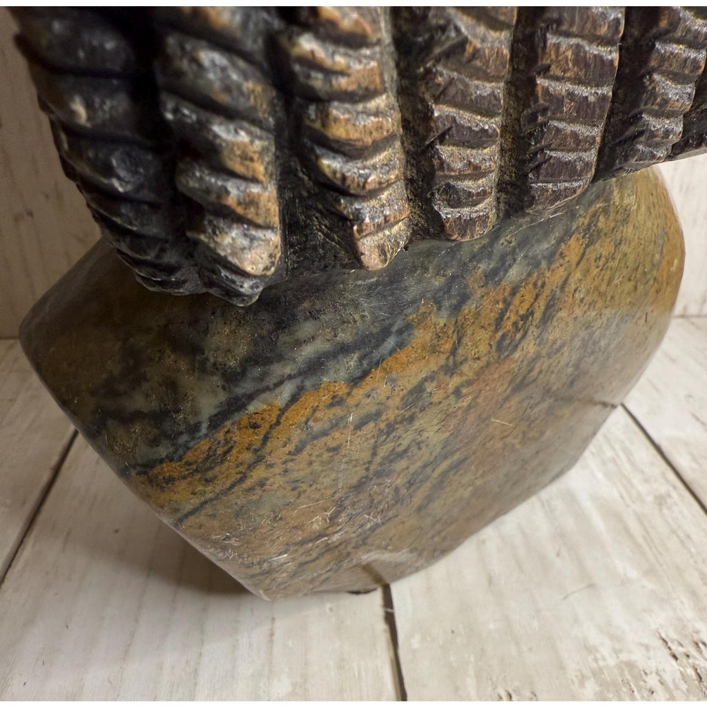 Shona Tribe Serpentine Head w/ COA