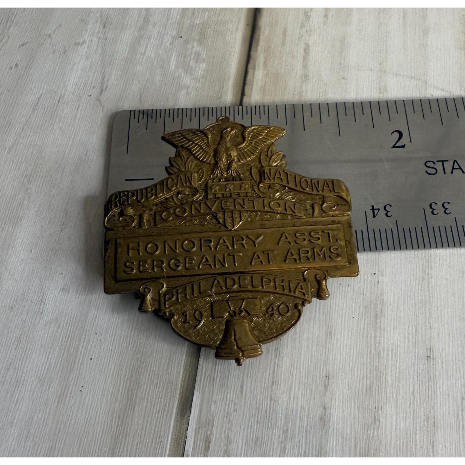 1940 RNC Sergeant at Arms Badge
