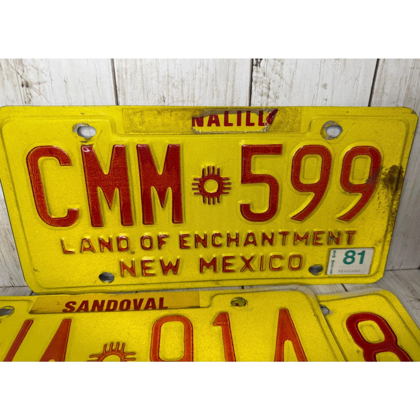 Lot of 4 New Mexico License Plates