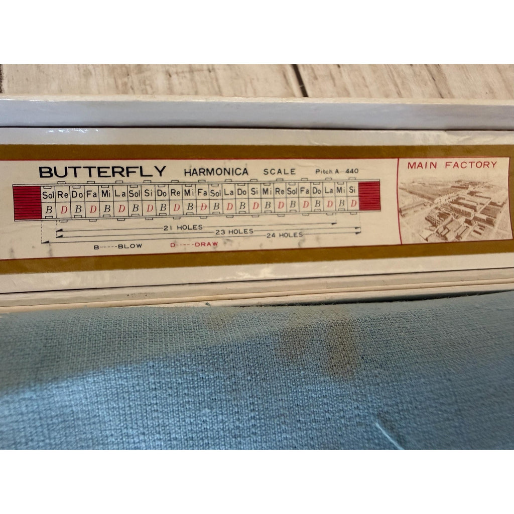 Rare Butterfly Harmonica - Nippon Gakki 24 Hole