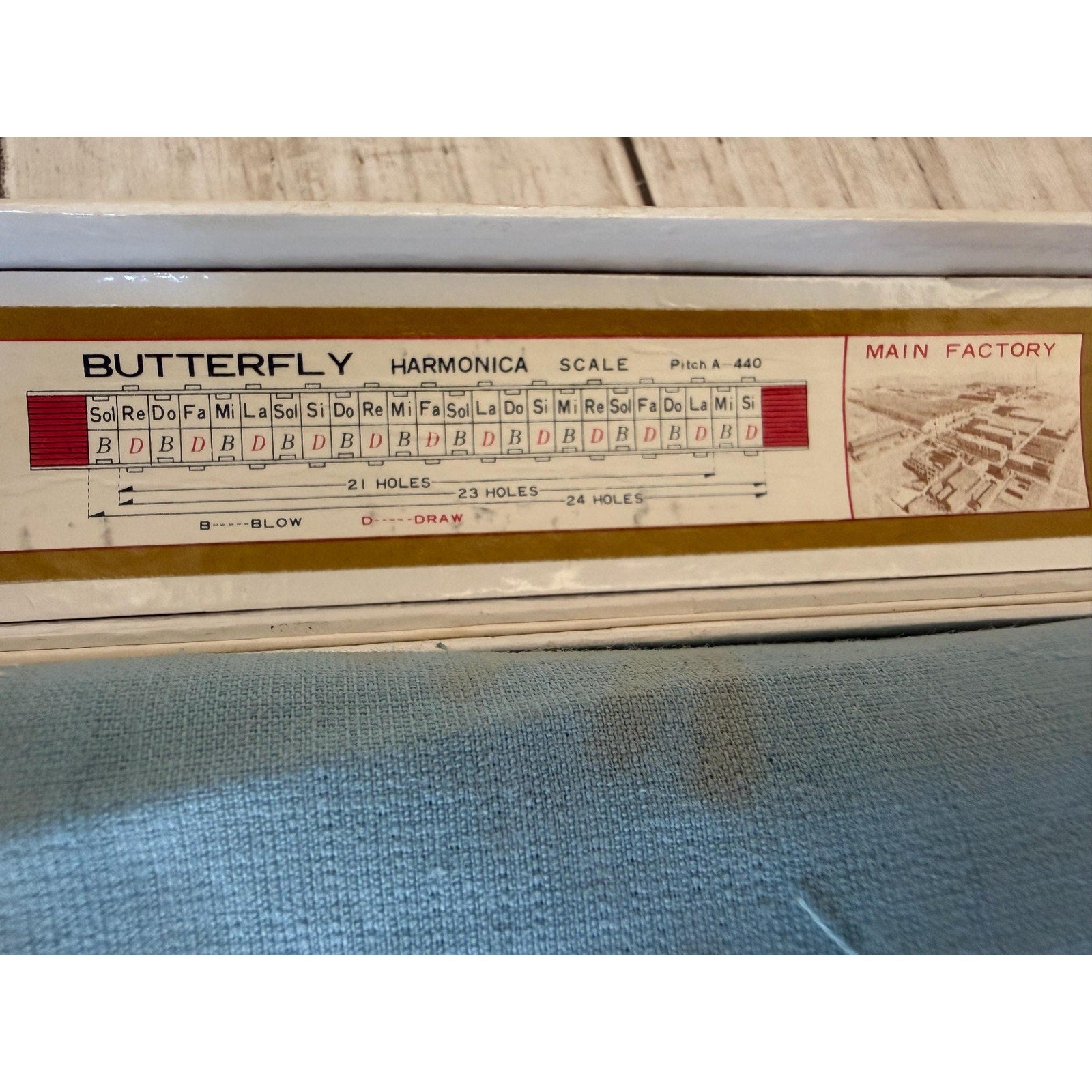 Rare Butterfly Harmonica - Nippon Gakki 24 Hole
