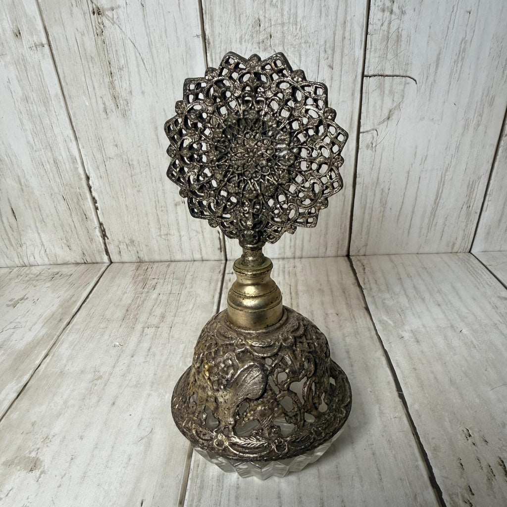 Ornate Dogwood Flower Perfume Bottle