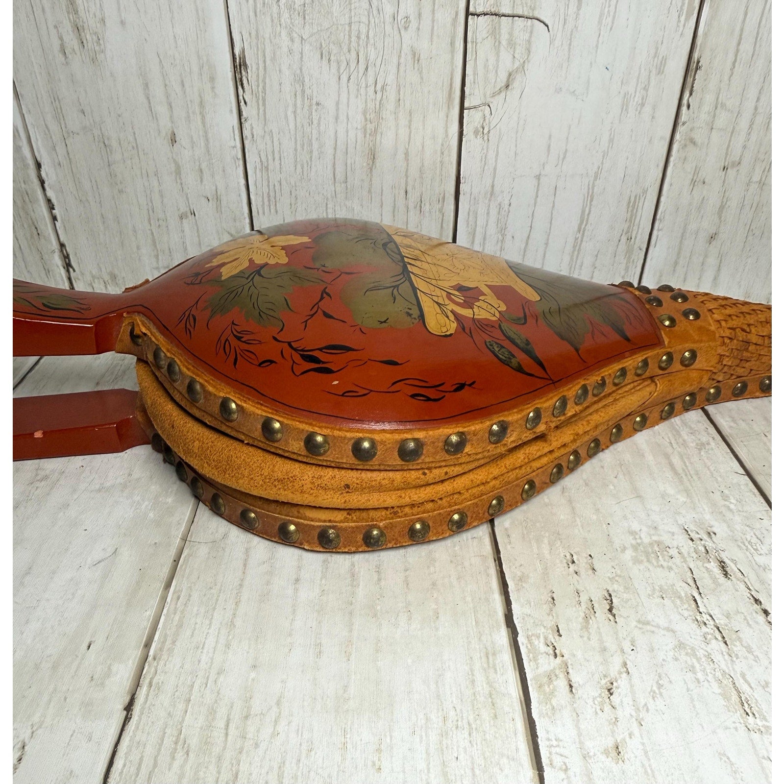 Vintage Hand-painted Fireplace Bellows