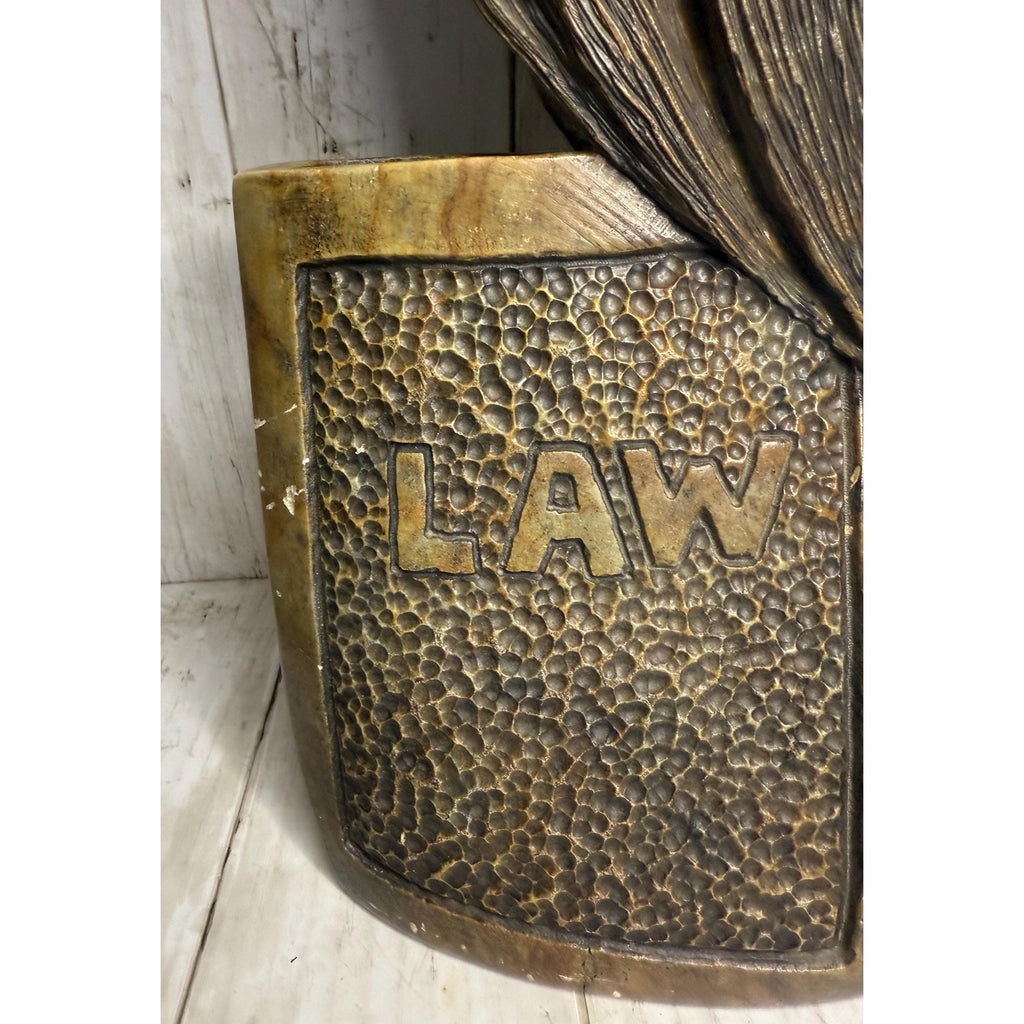 Law by Wayne Ronald Sky Soapstone Carving