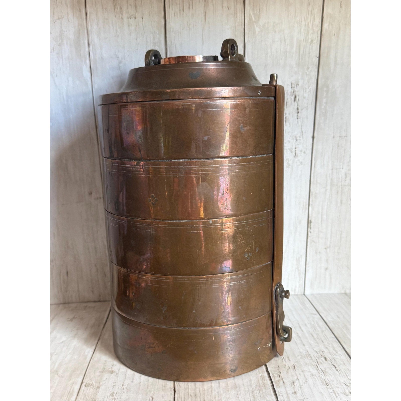 Copper 5 Tier Tiffin