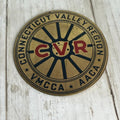 Vintage CVR Brass Car Club Grill Badge & Topper