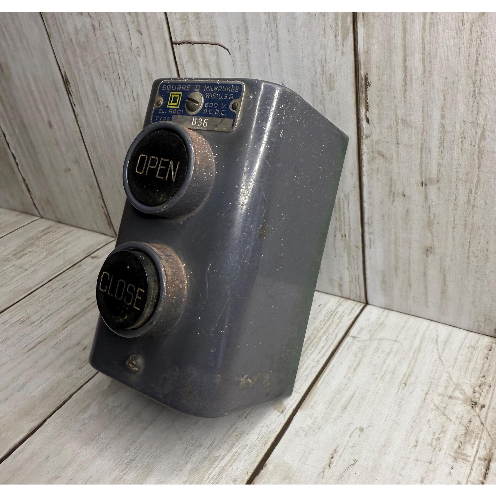 Square D Push Button Control - Untested, see info