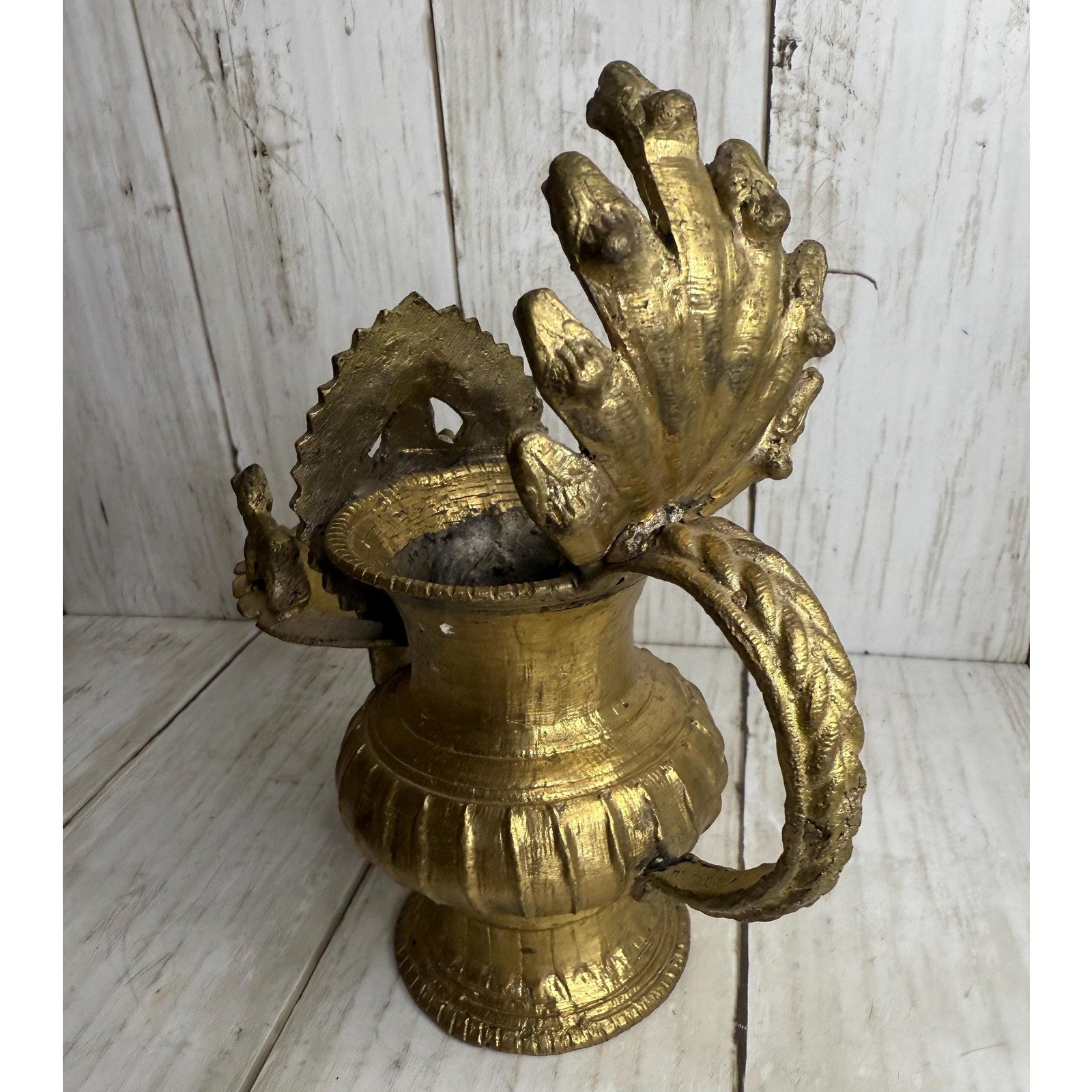 Nepalese Sukunda Brass Oil Lamp