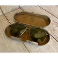 1940's Aviator WWII Bauch & Lomb USAAF Green Glasses