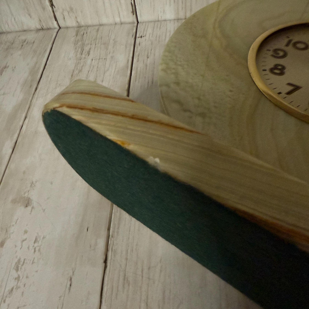 Art Deco Sessions Green Marble Clock