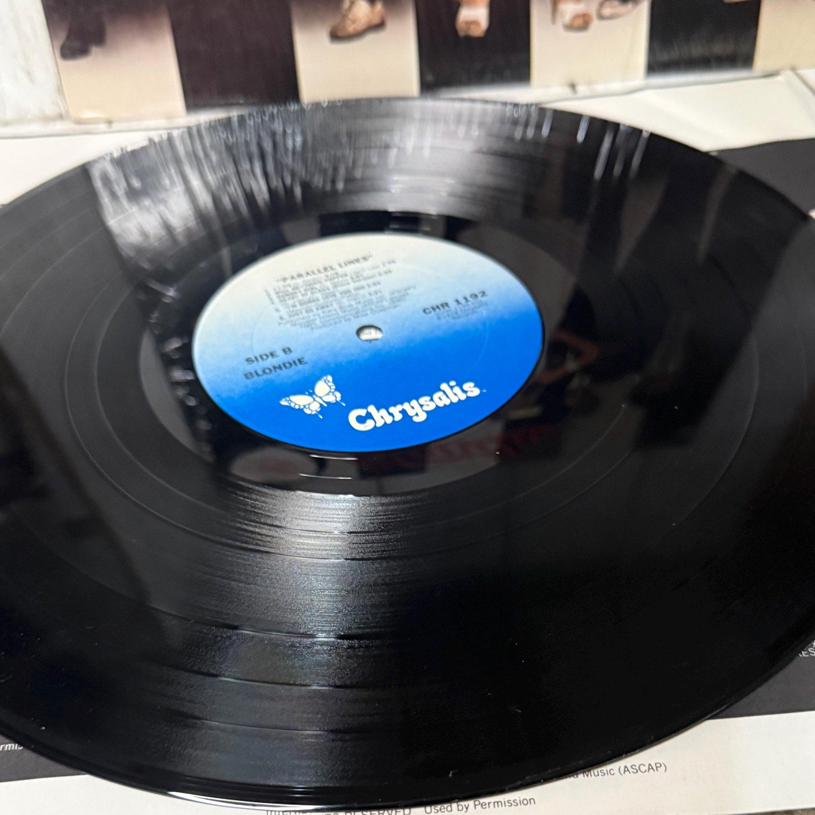 Vintage Blondie Parallel Lines Vinyl Record