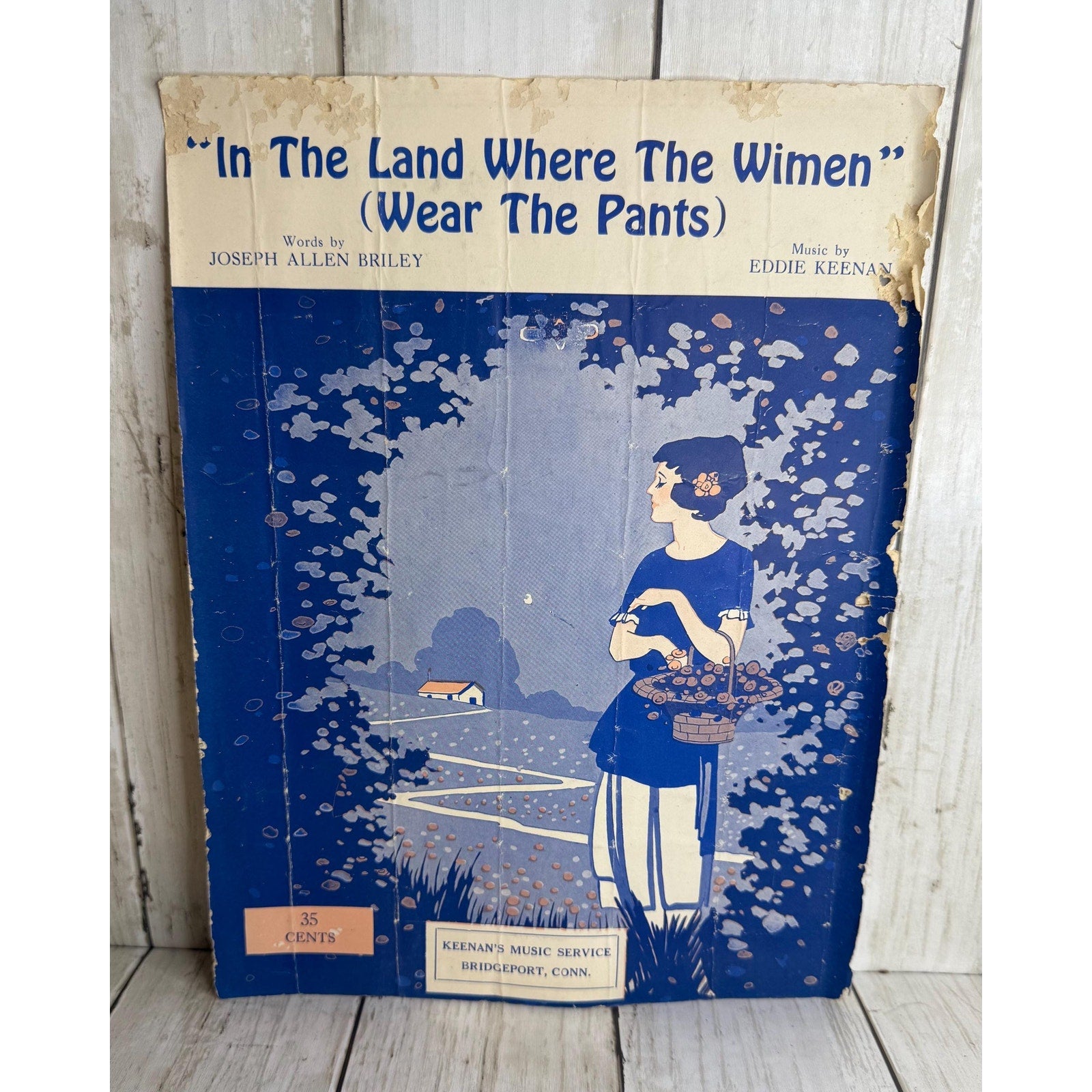 1939 Sheet Music - ‘In The Land Where The Wimen’ (Wear The Pants)