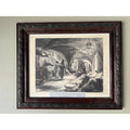 Ira Moskowitz Signed Print - Yemenite Synagogue